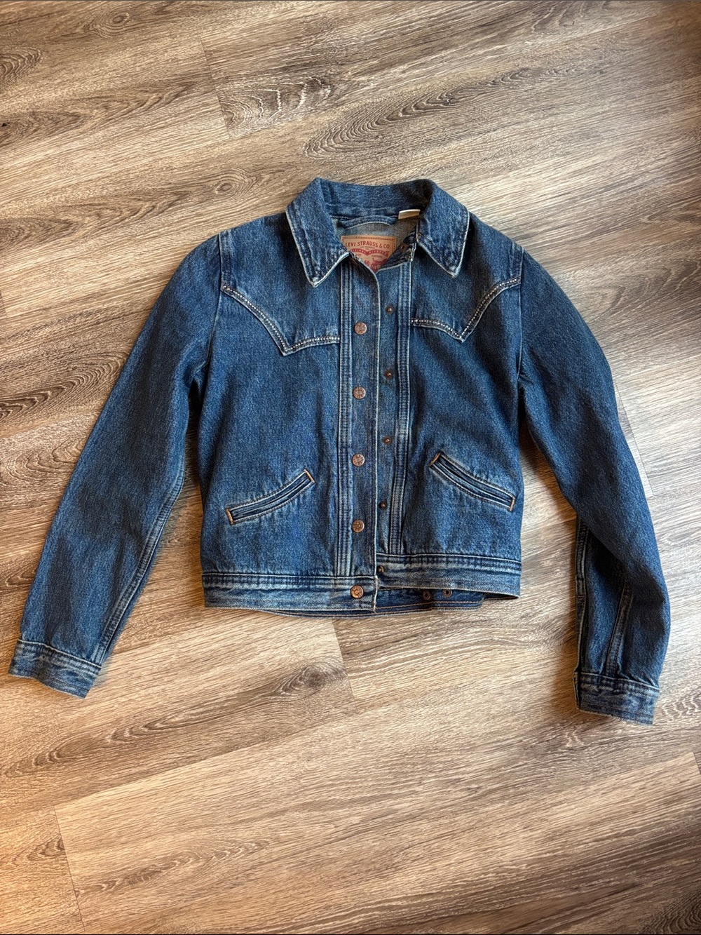 Levi's Dark Blue Denim Trucker Jacket